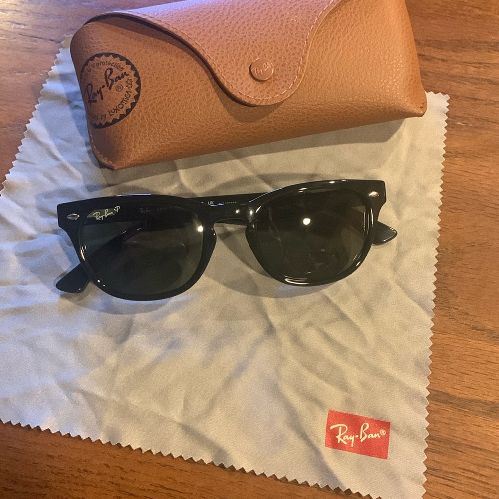 Ray-Ban Wayfarer sunglasses, polarized.